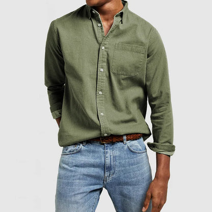 Camisa hombre moderna y versátil, ligera para primavera o verano