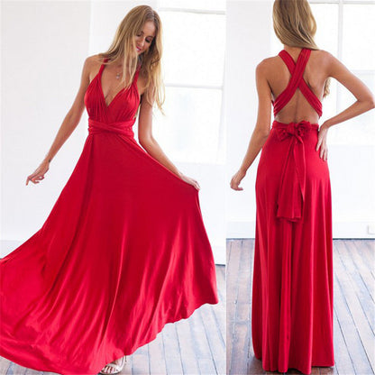 Vestido wrap versátil para dama