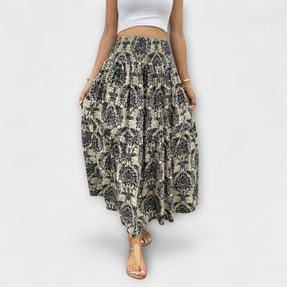 Emily | Falda fluida con estampado
