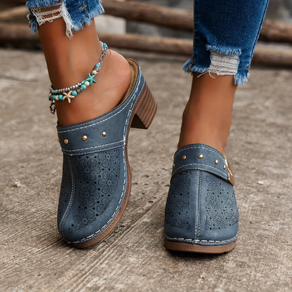 Adrine | Sandalia Capri con tacón Confort
