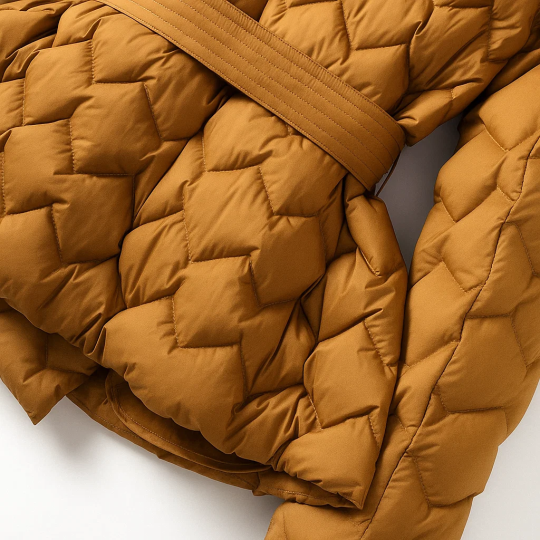 Chaqueta Invierno Mujer – Plumas Premium con Ajuste en la Cintura