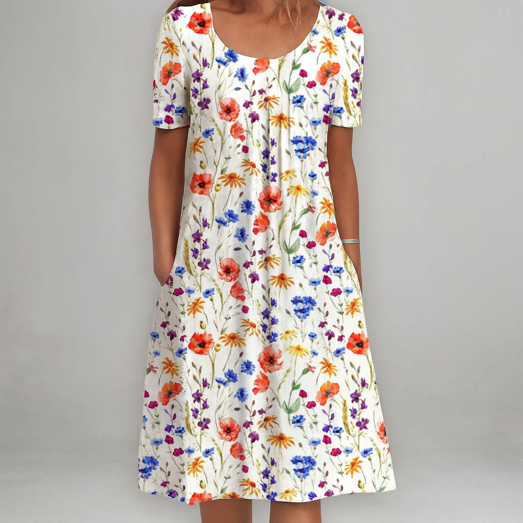 Sheila | Elegante vestido con estampado floral