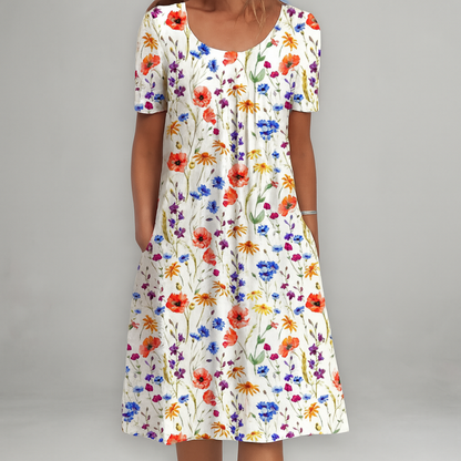 Sheila | Elegante vestido con estampado floral