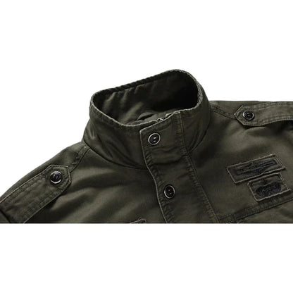 Chaqueta motera para hombre: cálida, resistente y con cremallera