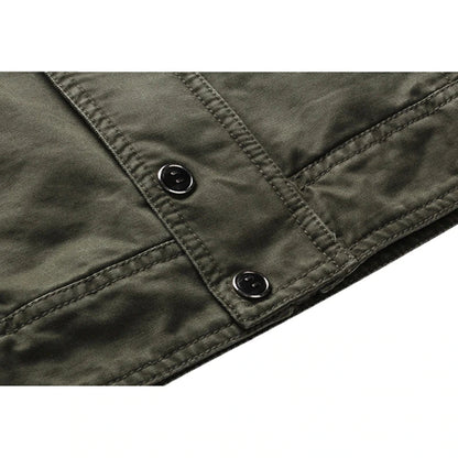 Chaqueta motera para hombre: cálida, resistente y con cremallera