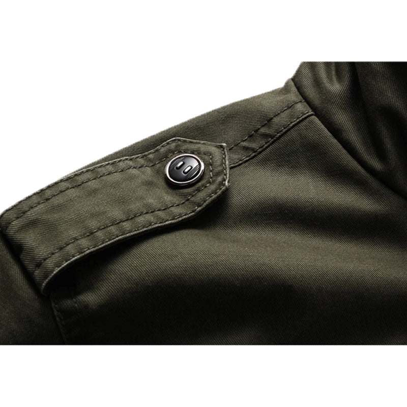 Chaqueta motera para hombre: cálida, resistente y con cremallera