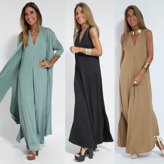 Ariane | Vestido largo de señora y chaleco