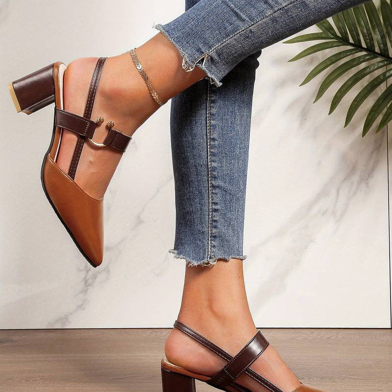 Zapatos mujer ergonómicos y chic, slingback moderno
