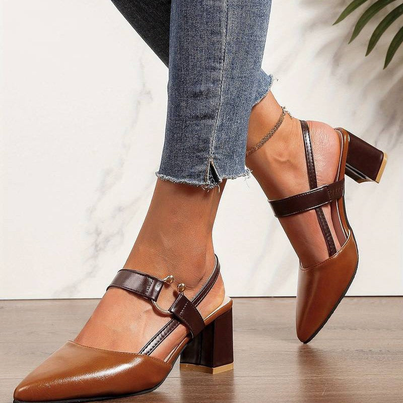 Zapatos mujer ergonómicos y chic, slingback moderno