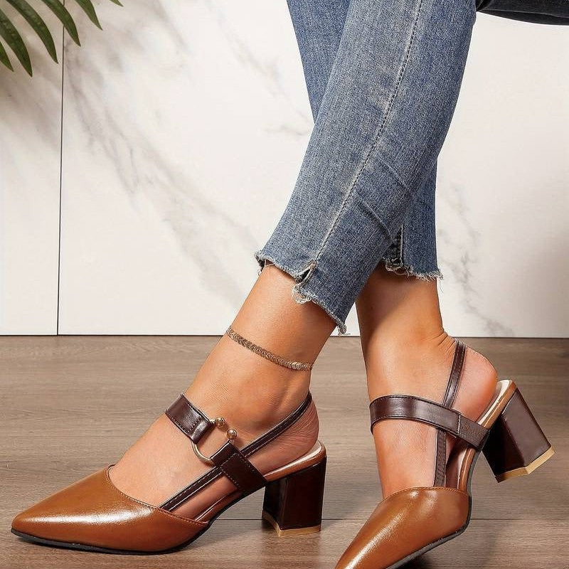 Zapatos mujer ergonómicos y chic, slingback moderno