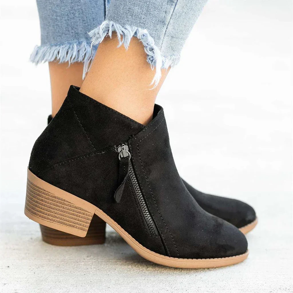 Botas cortas para mujer: elegantes, cómodas y con una práctica cremallera