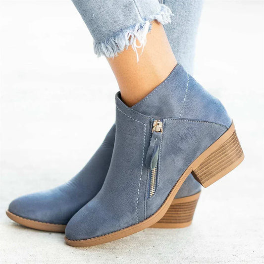 Botas cortas para mujer: elegantes, cómodas y con una práctica cremallera
