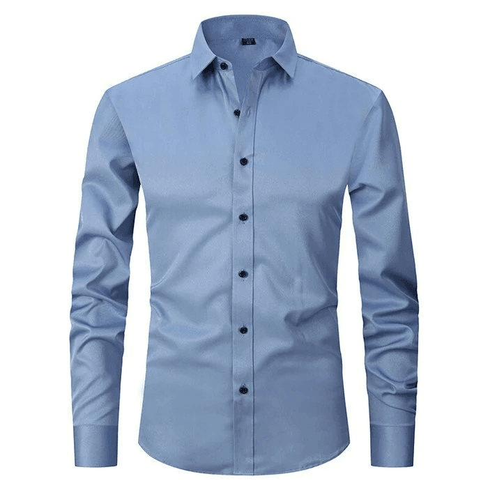 Camisa sin plancha hombre, moderna y cómoda para look profesional