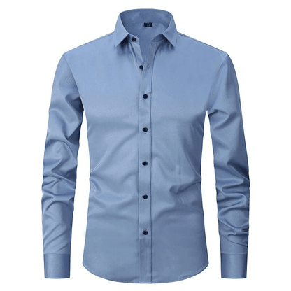 Camisa sin plancha hombre, moderna y cómoda para look profesional