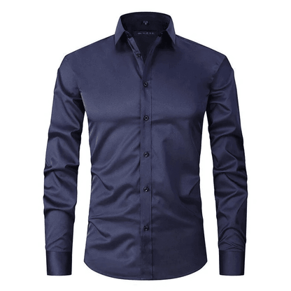 Camisa sin plancha hombre, moderna y cómoda para look profesional