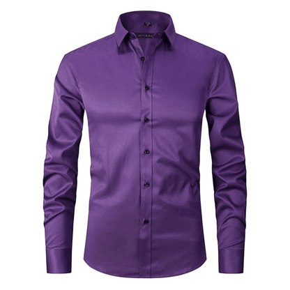 Camisa sin plancha hombre, moderna y cómoda para look profesional