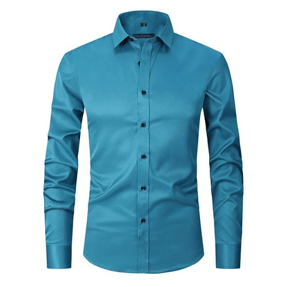 Camisa sin plancha hombre, moderna y cómoda para look profesional