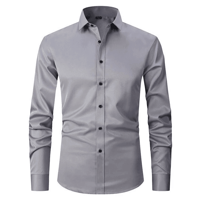 Camisa sin plancha hombre, moderna y cómoda para look profesional