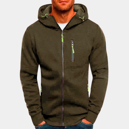 Hoodie masculino ligero, moderno y versátil para diario