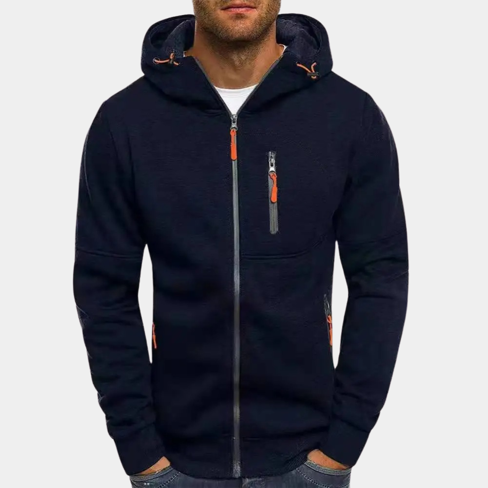 Hoodie masculino ligero, moderno y versátil para diario