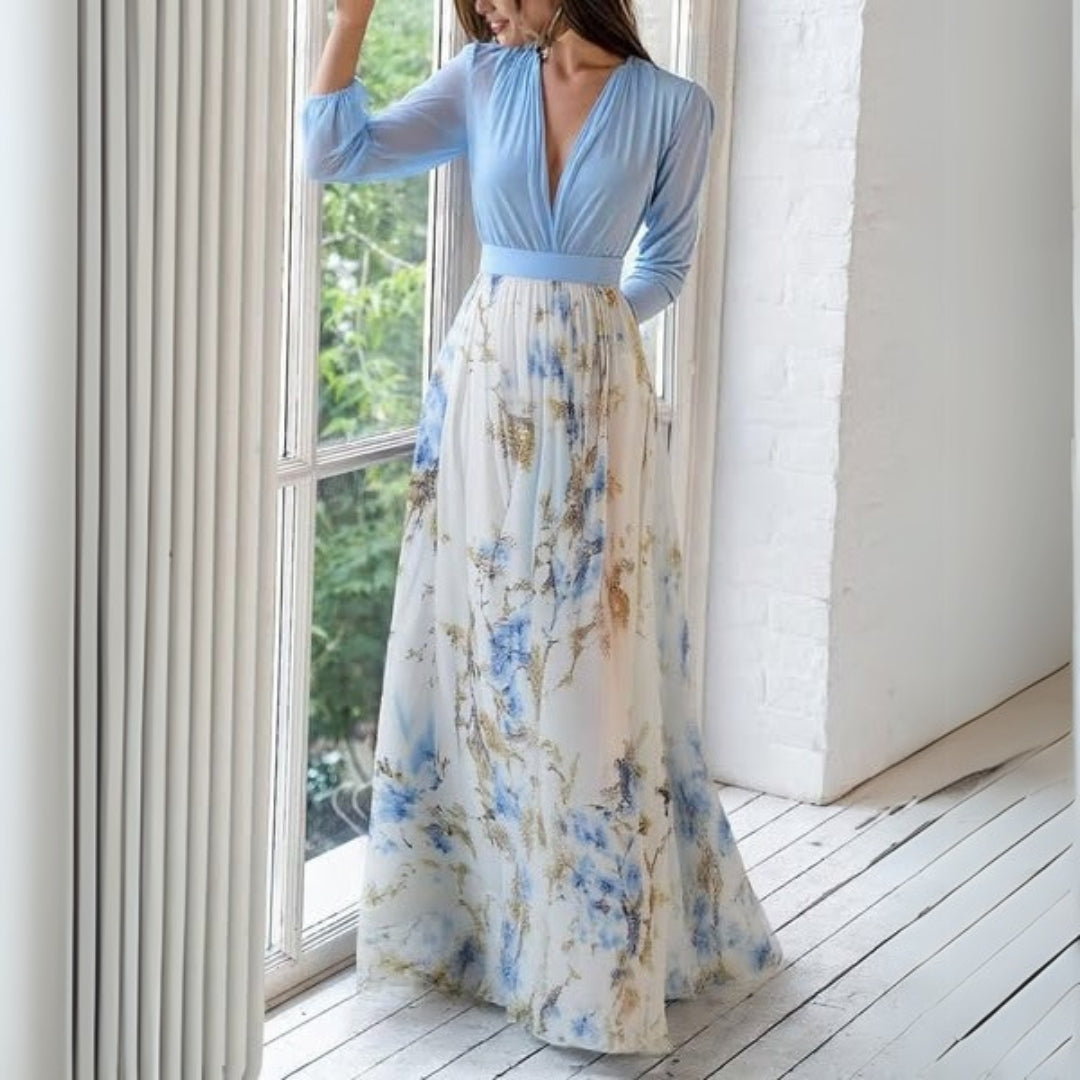 Ivy | Elegante maxivestido floral
