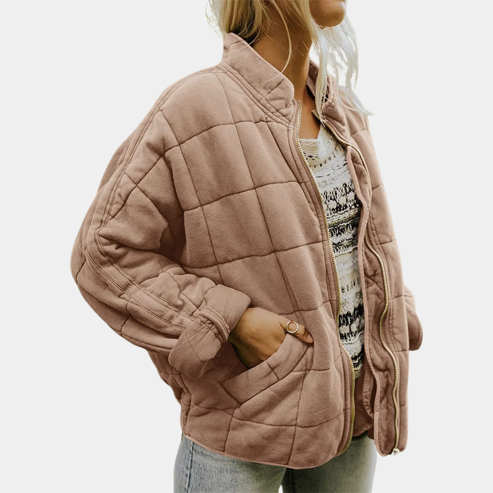 Chaqueta de entretiempo cálida para mujer: moderna y cómoda
