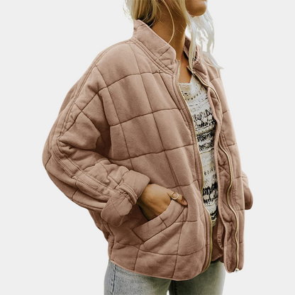 Chaqueta de entretiempo cálida para mujer: moderna y cómoda