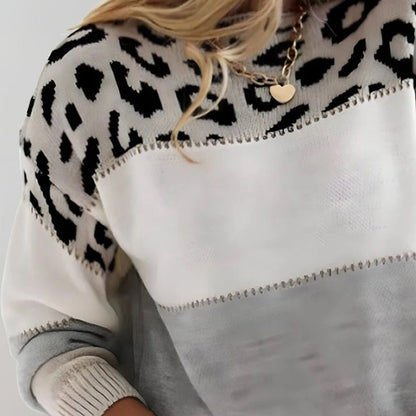 Sudadera mujer leopardo casual cómoda y con estilo moderno