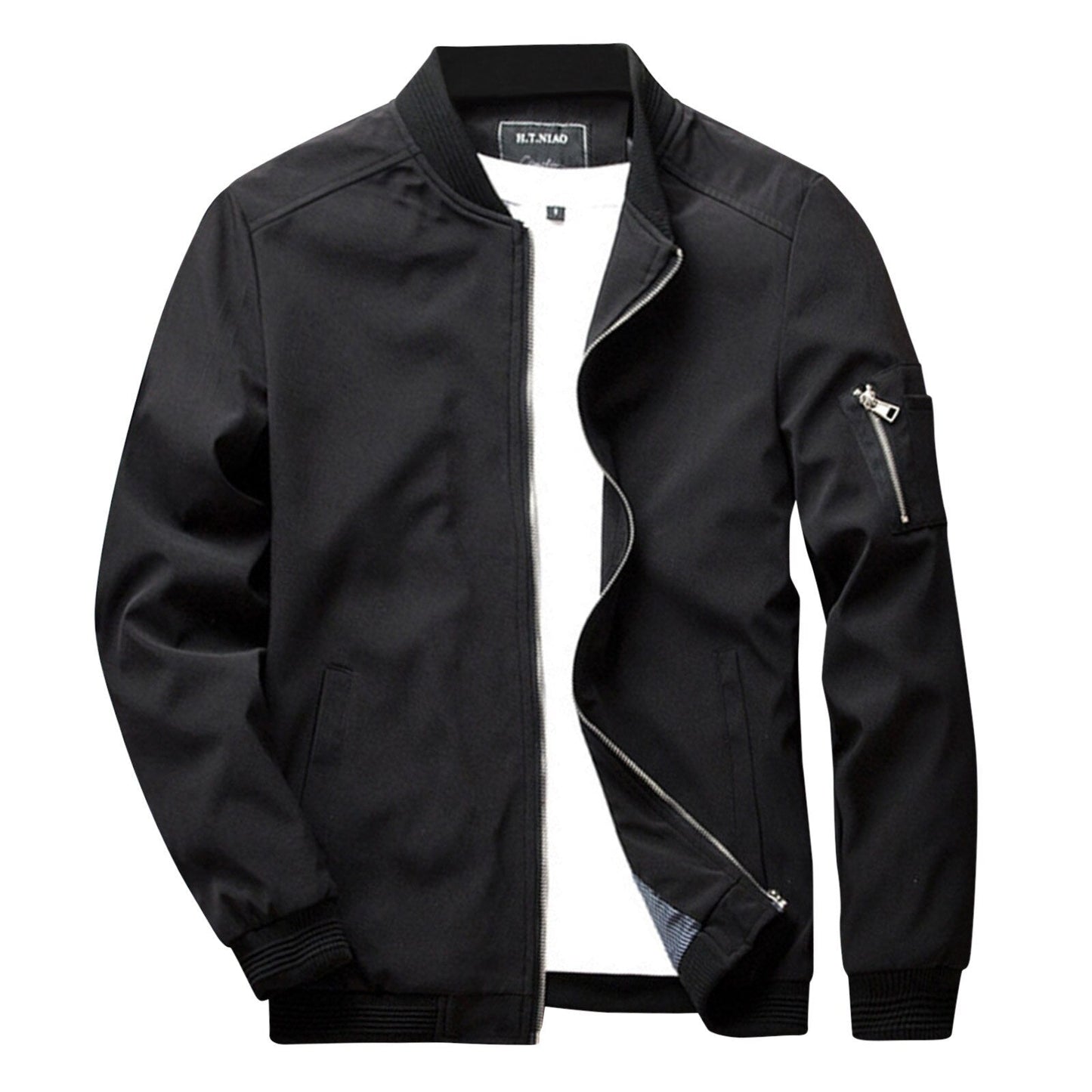 Chaqueta bomber clásica para hombre: estilo informal y atemporal