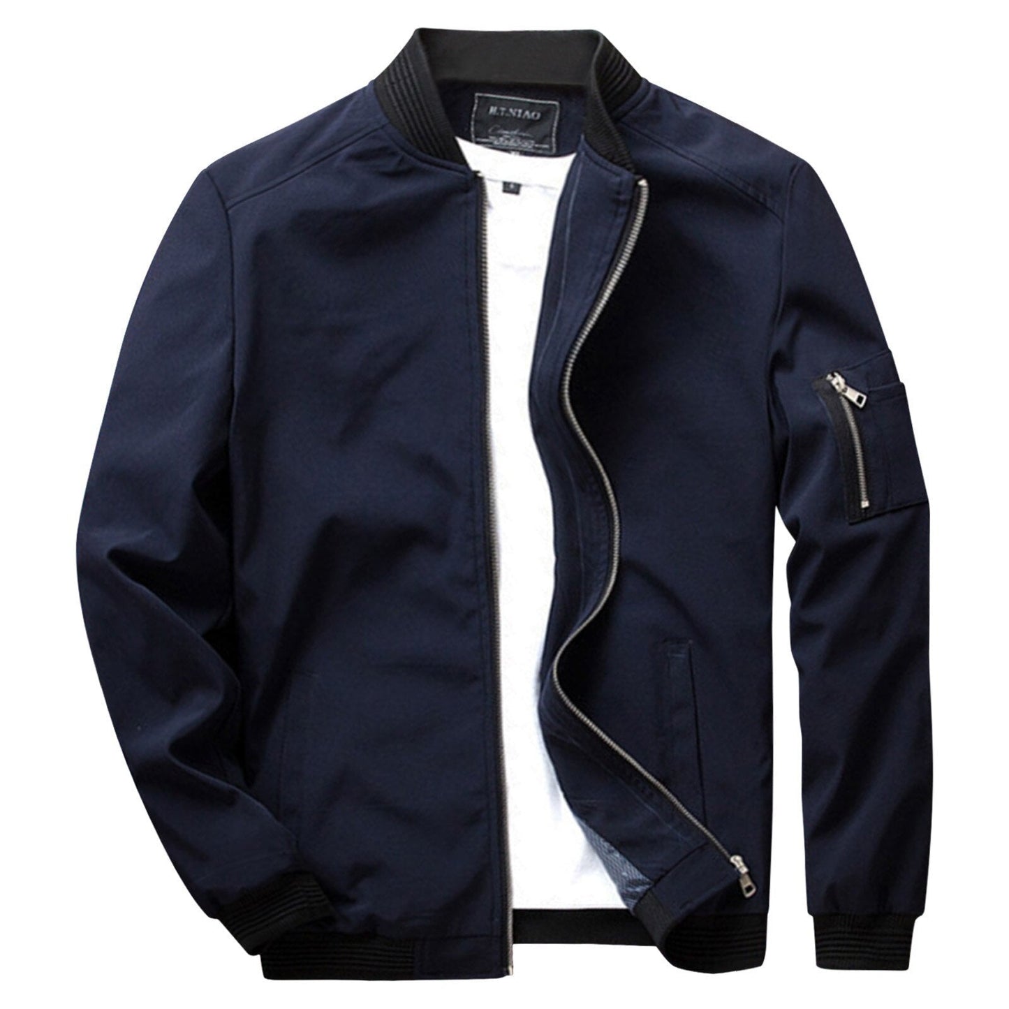 Chaqueta bomber clásica para hombre: estilo informal y atemporal