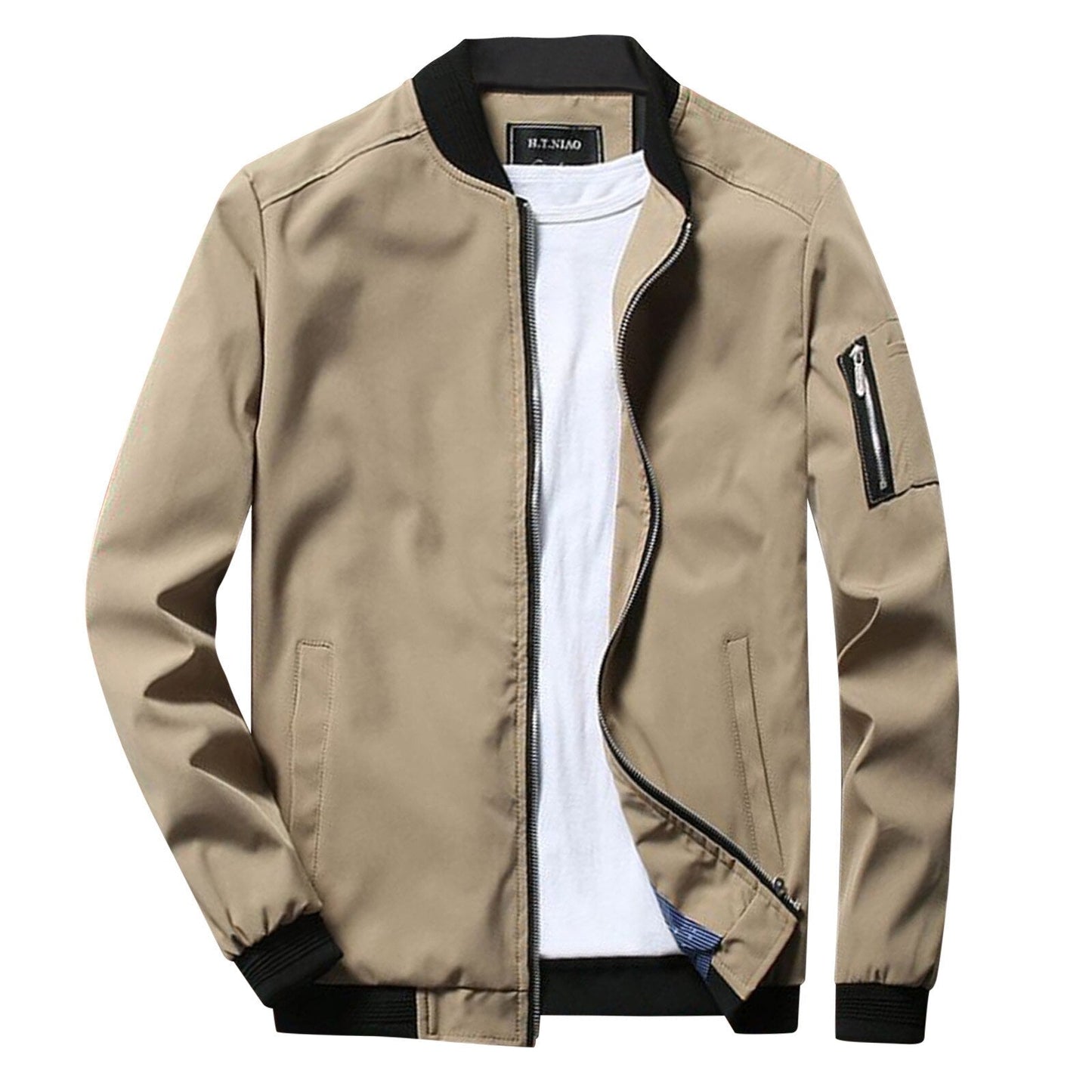Chaqueta bomber clásica para hombre: estilo informal y atemporal