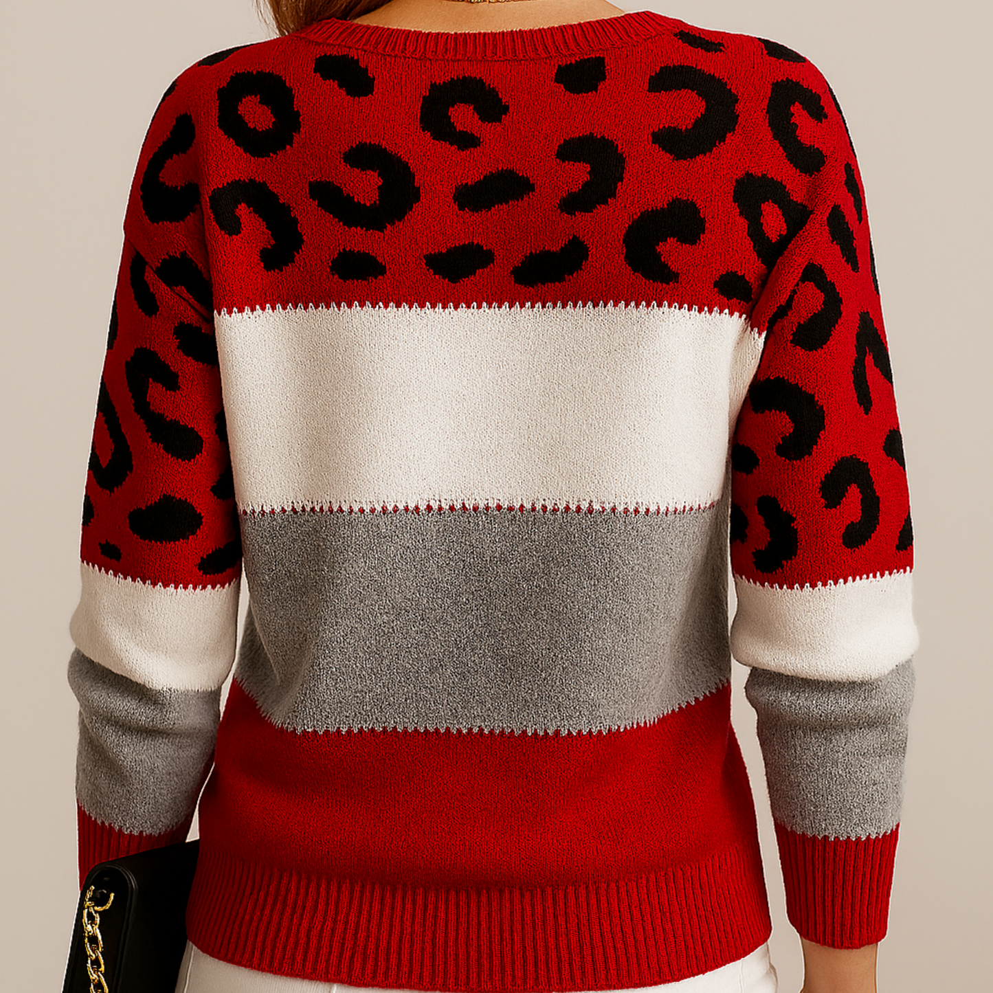 Sudadera mujer leopardo casual cómoda y con estilo moderno