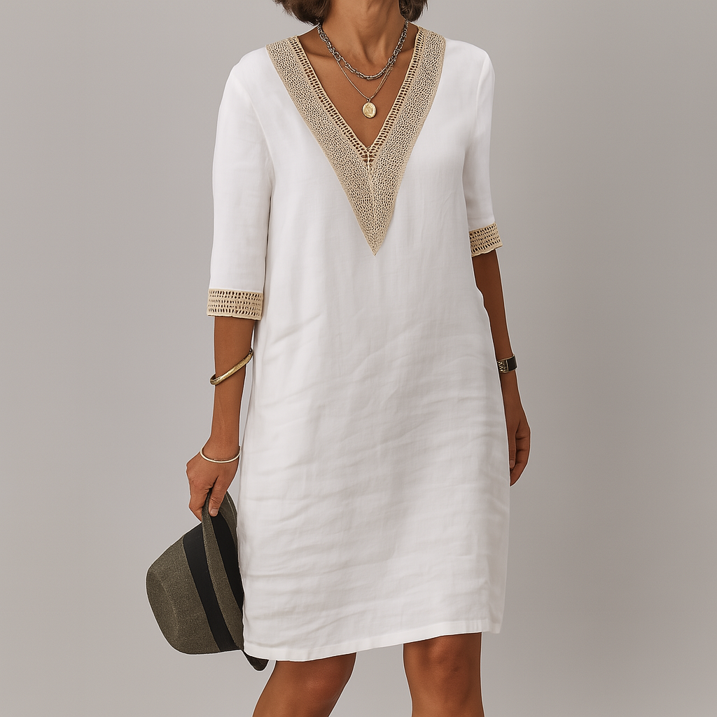 Vestido lino mujer, fresco y sofisticado para primavera y verano