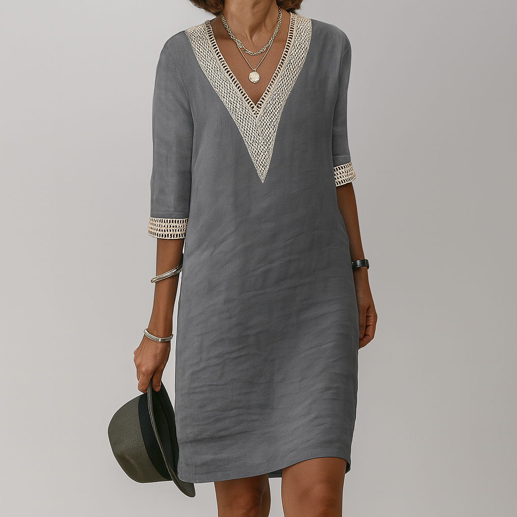 Vestido lino mujer, fresco y sofisticado para primavera y verano