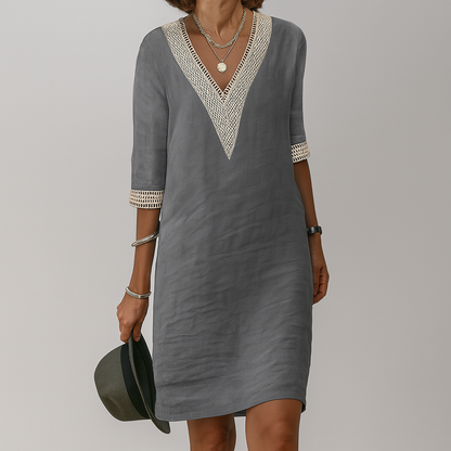 Vestido lino mujer, fresco y sofisticado para primavera y verano