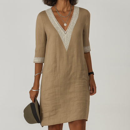 Vestido lino mujer, fresco y sofisticado para primavera y verano