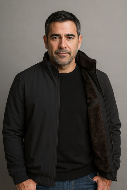 Chaqueta impermeable de hombre, térmica y ergonómica