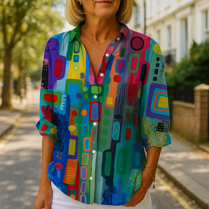 Rachelle | Blusa atemporal chic y vibrante