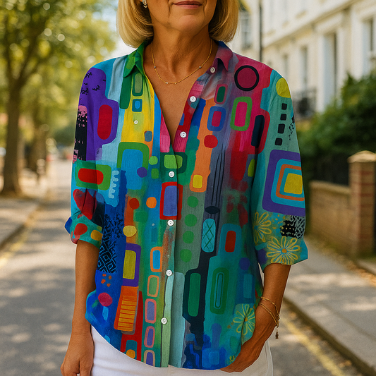 Rachelle | Blusa atemporal chic y vibrante