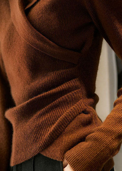 Jersey de punto cálido para mujer: manga larga y fácil de combinar