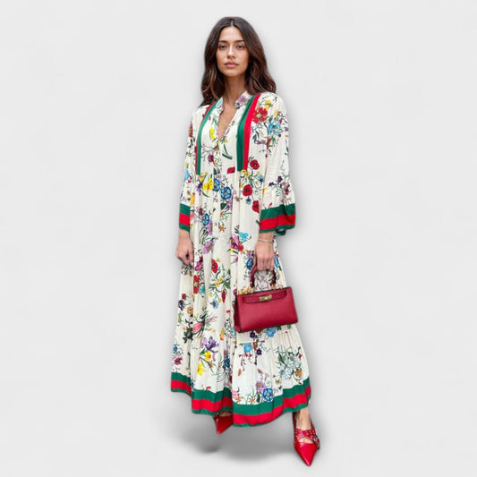 Zoey | Maxi vestido con estampado floral