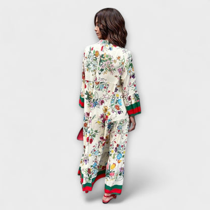 Zoey | Maxi vestido con estampado floral