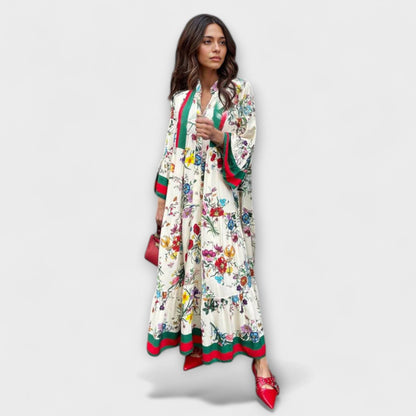 Zoey | Maxi vestido con estampado floral