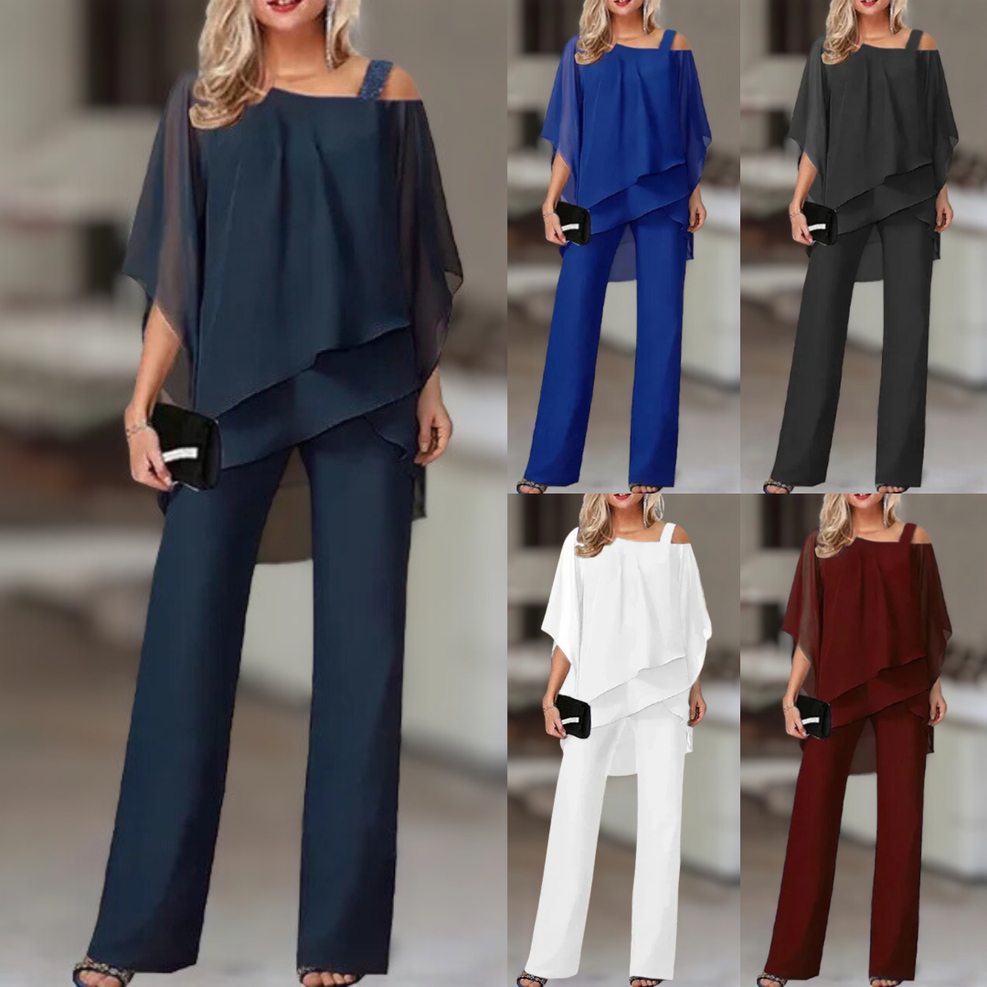 Conjunto Elegante Mujer – Fluido, Versátil y Perfecto para Cócteles o Fiestas