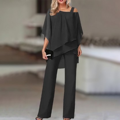 Conjunto Elegante Mujer – Fluido, Versátil y Perfecto para Cócteles o Fiestas