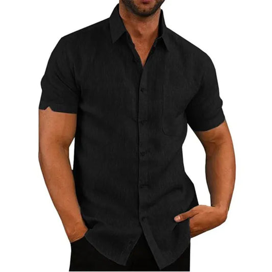 Camisa de hombre moderna, transpirable y perfecta para primavera