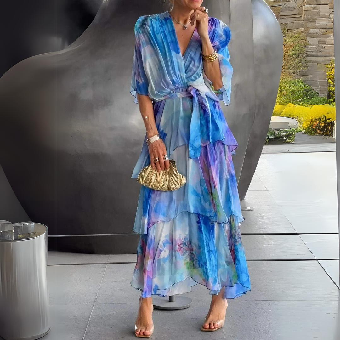 Jayda | Impresionante vestido con cuello en V