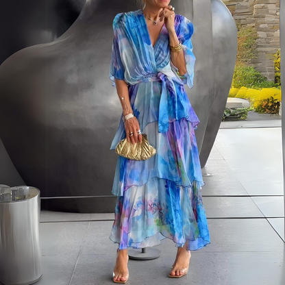 Jayda | Impresionante vestido con cuello en V
