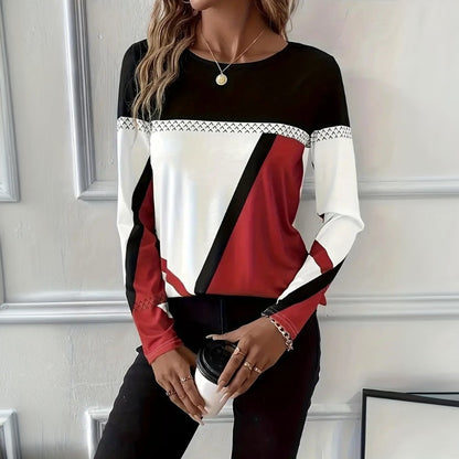 Camisa mujer estilo refinado, ligera y sofisticada para primavera u otoño