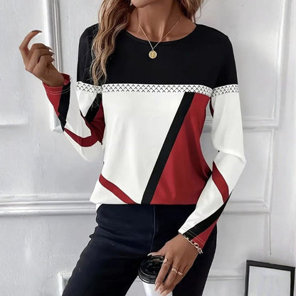 Camisa mujer estilo refinado, ligera y sofisticada para primavera u otoño